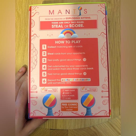 Exploding Kittens Mantis Card Game - Picture 2 of 3